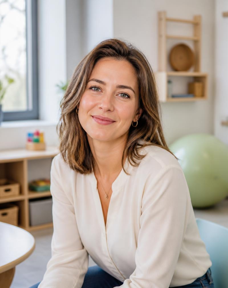 Margaux Robert, psychomotricienne à Biarritz